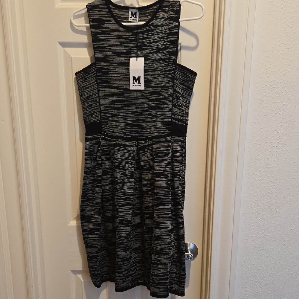 Missoni Black and Gray Patterned Dress